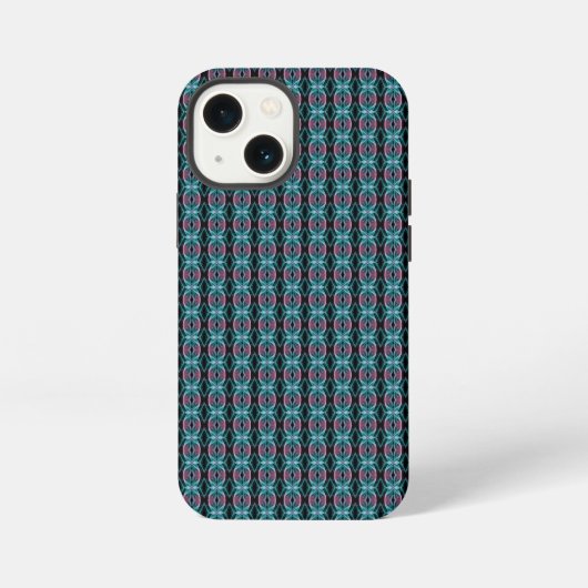 Abstraktes Rauchnahtmuster iPhone Hülle (Rückseite)