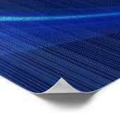 Abstraktes Raumschiff Uncloaking Poster (Ecke)