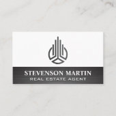 Abstraktes Real Anwesen Logo Visitenkarte (Vorderseite)