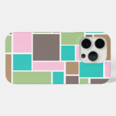 Abstraktes Rechteck-Muster in der Mode Case-Mate iPhone Hülle (Rückseite (Horizontal))