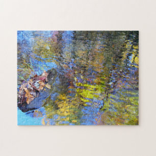 Abstraktes Reflexions-Puzzlespiel Puzzle