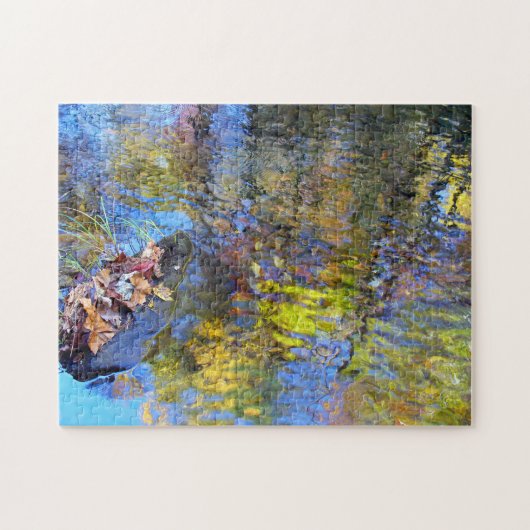 Abstraktes Reflexions-Puzzlespiel Puzzle (Horizontal)