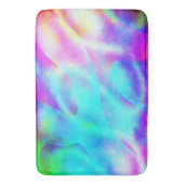Abstraktes Regenbogendesign Badematte (Vorderseite Vertikal)