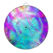 Abstraktes Regenbogendesign Dartscheibe (vorne)