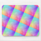 Abstraktes Regenbogendesign Mousepad (Vorne)