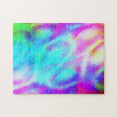 Abstraktes Regenbogendesign Puzzle (Horizontal)