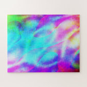 Abstraktes Regenbogendesign Puzzle (Horizontal)