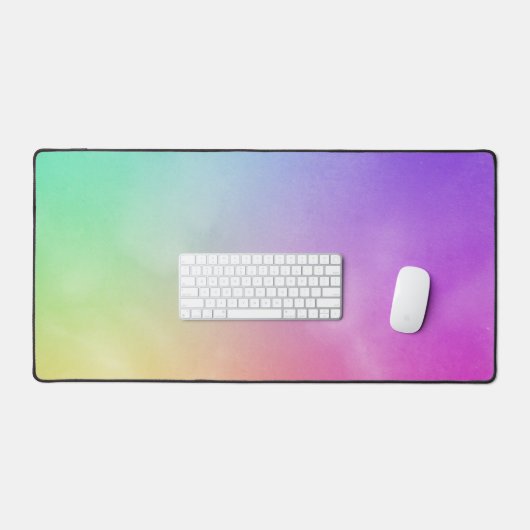 Abstraktes Regenbogendesign Schreibtischunterlage (Tastatur & Maus)