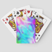 Abstraktes Regenbogendesign Spielkarten (Rückseite)