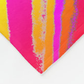 Abstraktes Regenbogenflüssig Fleecedecke (Ecke)