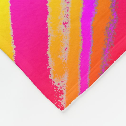 Abstraktes Regenbogenflüssig Fleecedecke (Ecke)