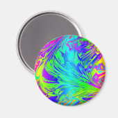 Abstraktes Regenbogenflüssig Magnet (Vorderseite/Rückseite)
