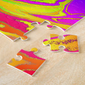 Abstraktes Regenbogenflüssig Puzzle (Seite)