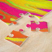 Abstraktes Regenbogenflüssig Puzzle (Seite)