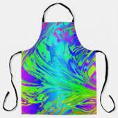 Abstraktes Regenbogenflüssig Schürze (Vorderseite)