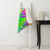 Abstraktes Regenbogenflüssig Sherpadecke (Beispiel)