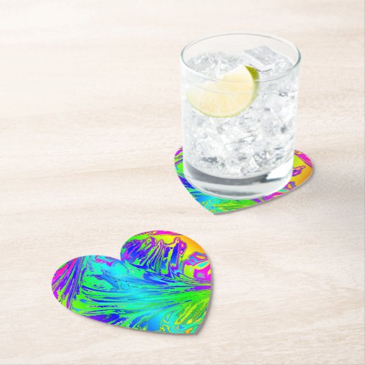 Abstraktes Regenbogenflüssig Untersetzer (Vor Ort)