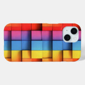Abstraktes Regenbogenmuster Case-Mate iPhone Hülle (Rückseite (Horizontal))