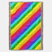 Abstraktes Regenbogenmuster Decke (Vorderseite Vertikal)