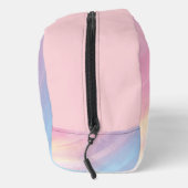 Abstraktes Regenbogenmuster, rosa Lila Kid Waschbeutel (Rechts)