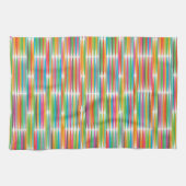 Abstraktes Regenbogenprofil Handtuch (Horizontal)