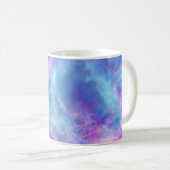 Abstraktes Rendering durch den kosmischen Weltraum Kaffeetasse (VorderseiteRechts)