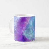 Abstraktes Rendering durch den kosmischen Weltraum Kaffeetasse (Vorderseite Links)