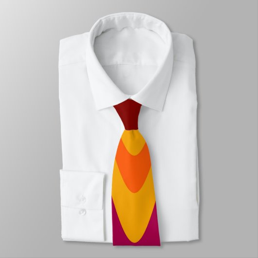 Abstraktes Retro Art Déco Krawatte (Gebunden)