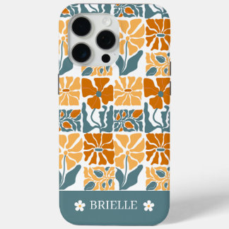 Abstraktes Retro-Blumen-iPhone-Case mit individuel Case-Mate iPhone Hülle