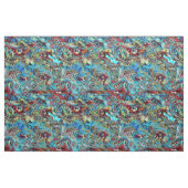 Abstraktes Retro-Cooles Wave-Muster Stoff (Yard (91,4 cm))