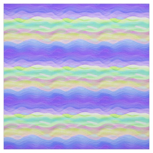 Abstraktes Retro Cooles Wellenmuster Stoff (Muster)