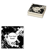 Abstraktes Retro-Design Gummistempel (Stempel)