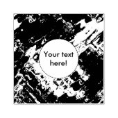 Abstraktes Retro-Design Gummistempel (Prägung)