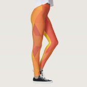 Abstraktes Retro-Design Leggings (Rechts)