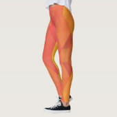 Abstraktes Retro-Design Leggings (Links)