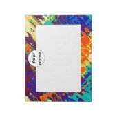 Abstraktes Retro-Design Notizblock (Rotiert)