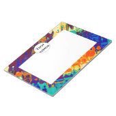 Abstraktes Retro-Design Notizblock (angewinkelt)