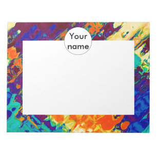 Abstraktes Retro-Design Notizblock