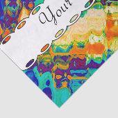 Abstraktes Retro-Design Seidenpapier (Ausschnitt)