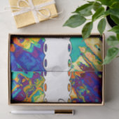 Abstraktes Retro-Design Seidenpapier (Geschenk)