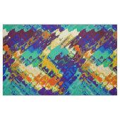 Abstraktes Retro-Design Stoff (Fat Quarter (45,7 x 55,9 cm))