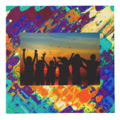 Abstraktes Retro-Design Würfel (Rechts)