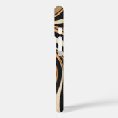 Abstraktes Retro-Flüssig-wirbelmuster Case-Mate iPhone Hülle (Rückseite / Links)