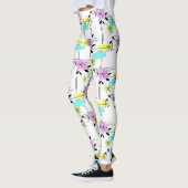 Abstraktes Retro Leggings (Links)
