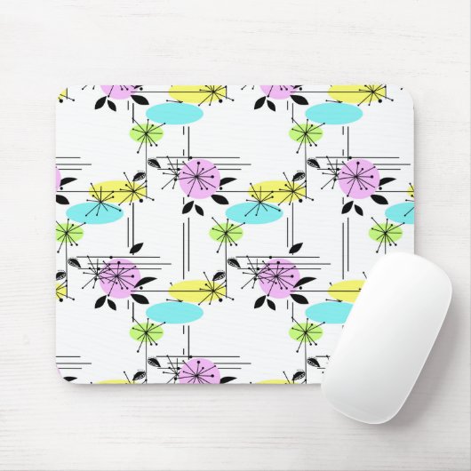 Abstraktes Retro Mousepad (Mit Mouse)