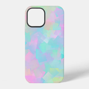 Abstraktes Retro-Muster aus geometrischen Formen i iPhone 12 Hülle