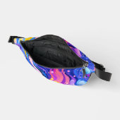 Abstraktes Retro-Muster Bauchtasche (Offen)
