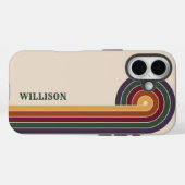 Abstraktes Retro-Muster der 80er Jahre Case-Mate iPhone Hülle (Rückseite (Horizontal))