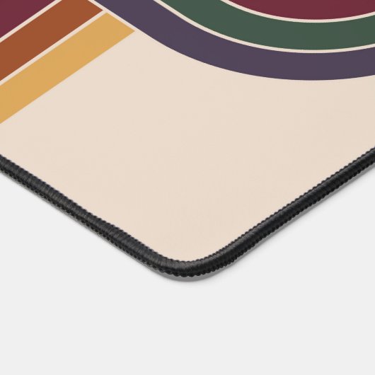 Abstraktes Retro-Muster der 80er Jahre Schreibtischunterlage (Ecke)