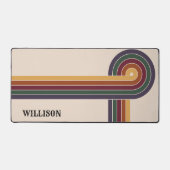 Abstraktes Retro-Muster der 80er Jahre Schreibtischunterlage (Vorderseite)